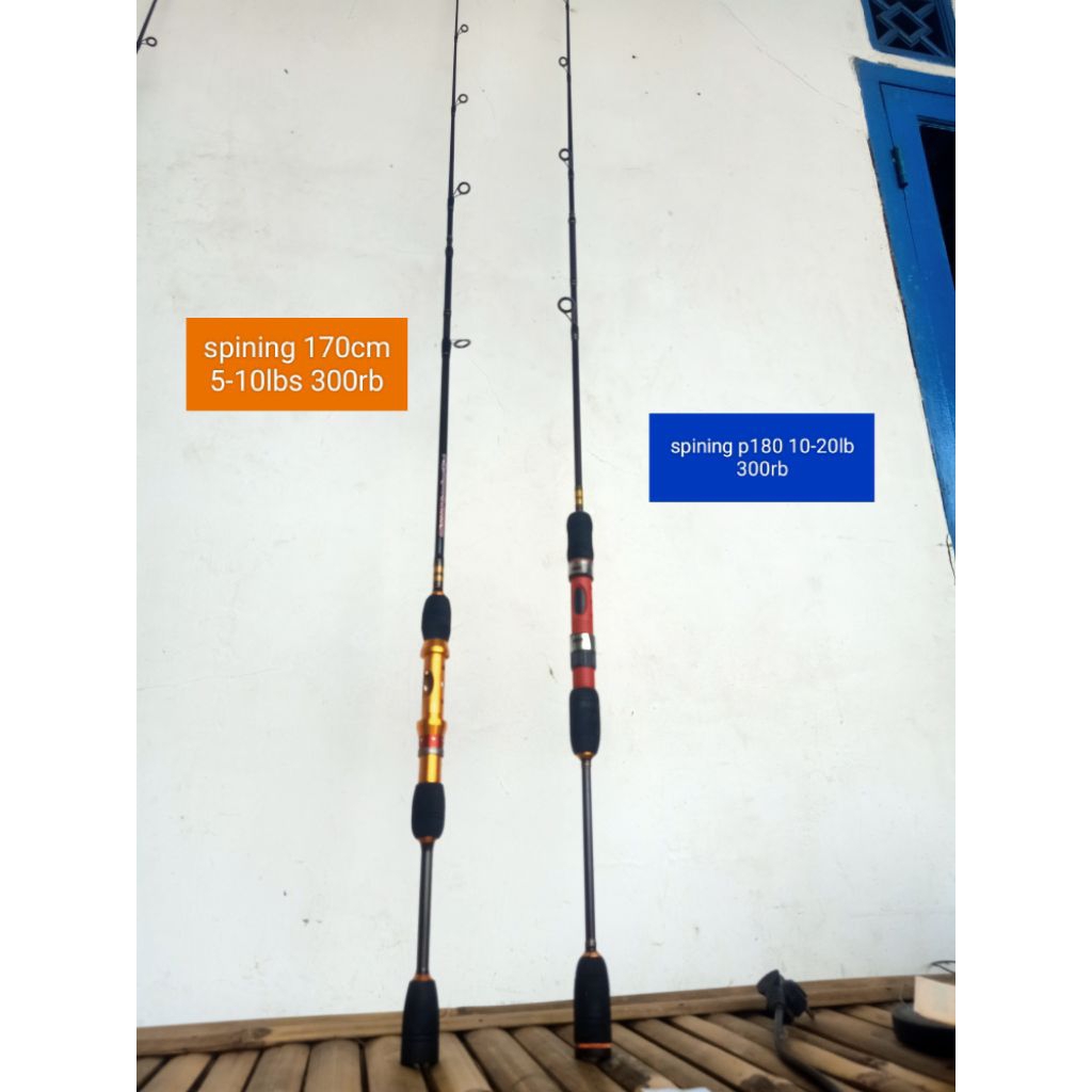 Joran kastem custom carbon Sutet P180cm 10-20lb & P165 5-10lb