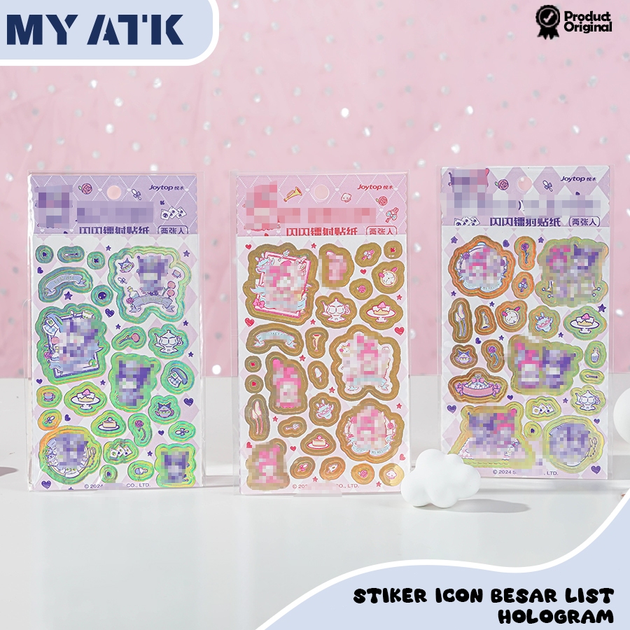 

Stiker Hologram Karakter Kuromi DIY Diary