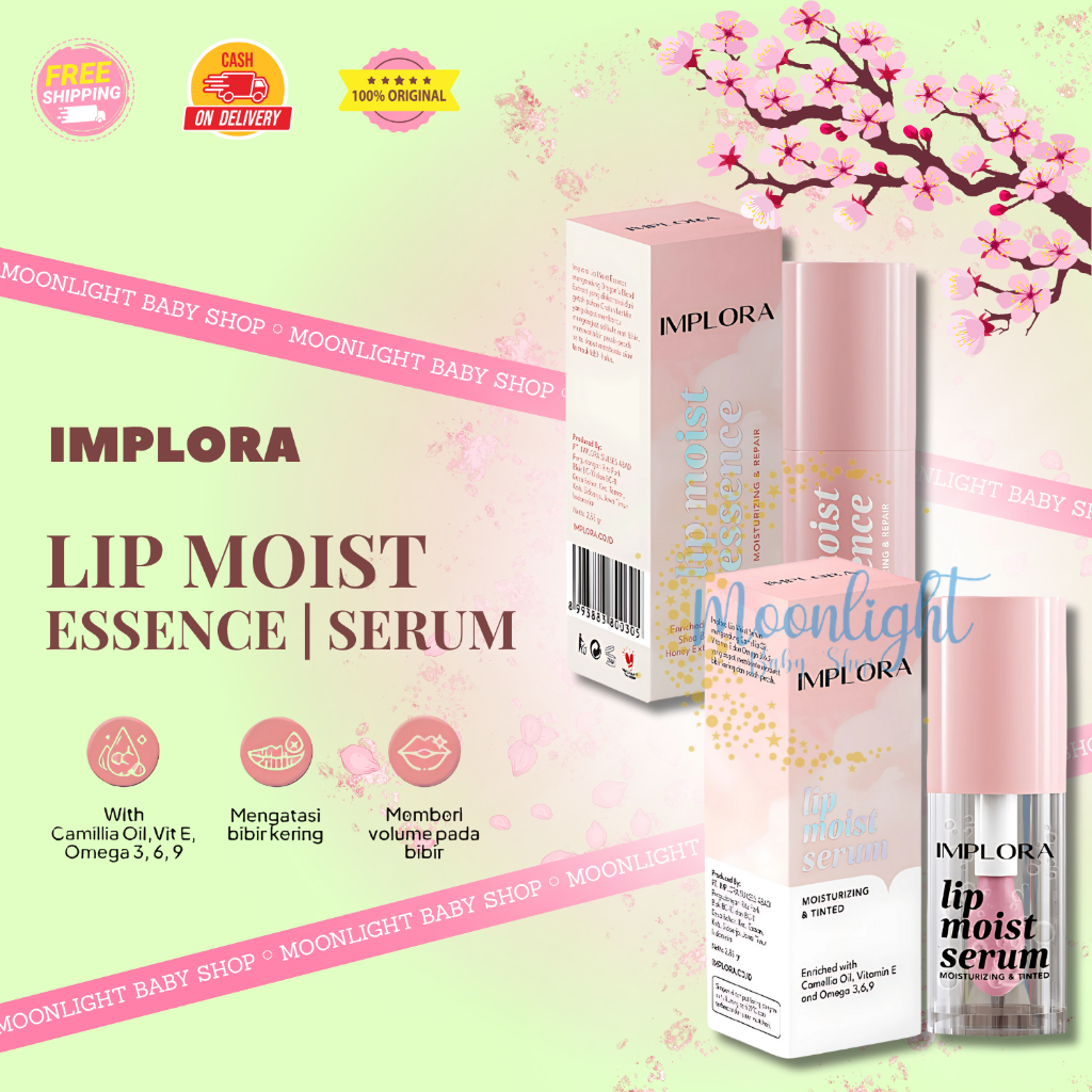 Implora Lip Moist Serum | Essence 2.85gr | Pelembab Bibir Original BPOM