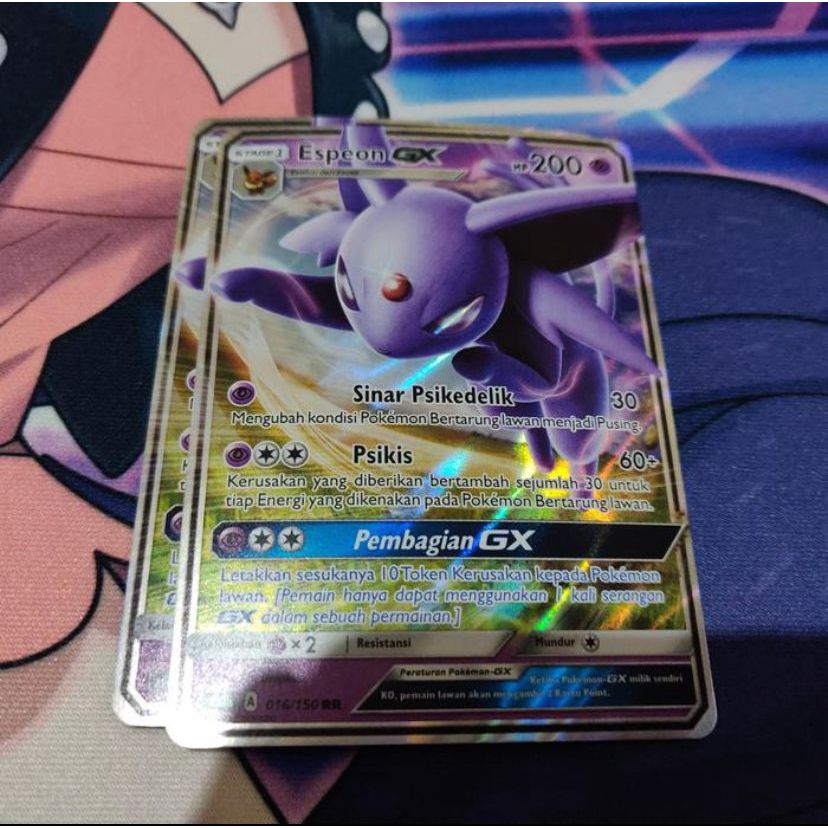 Kartu Pokemon TCG ID AS1b Espeon GX HR