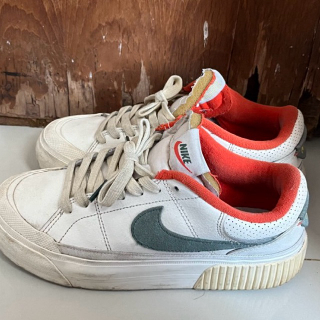 (women) Nike Court Legacy Lift ‘Sail Noble Green’ Original