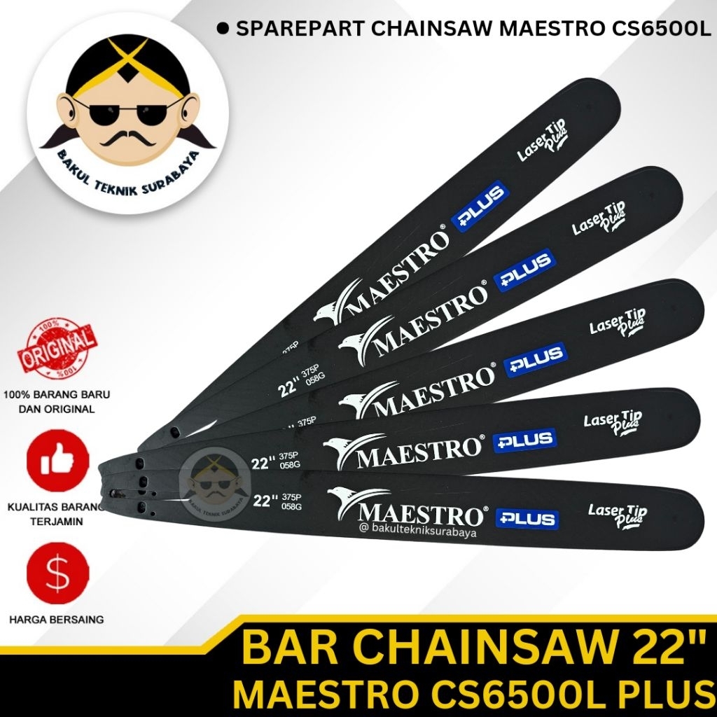 Bar Senso 22" / Bar Laser Chainsaw MAESTRO CS 6500 L