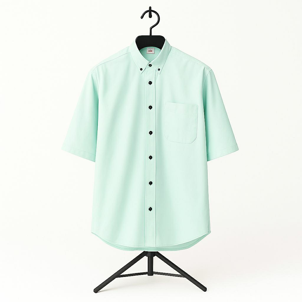 Kemeja Polos Pria Oxford - Kemeja Lengan Pendek Polos Oxford - Kemeja Polos Pria - Kemeja Polos - Ke