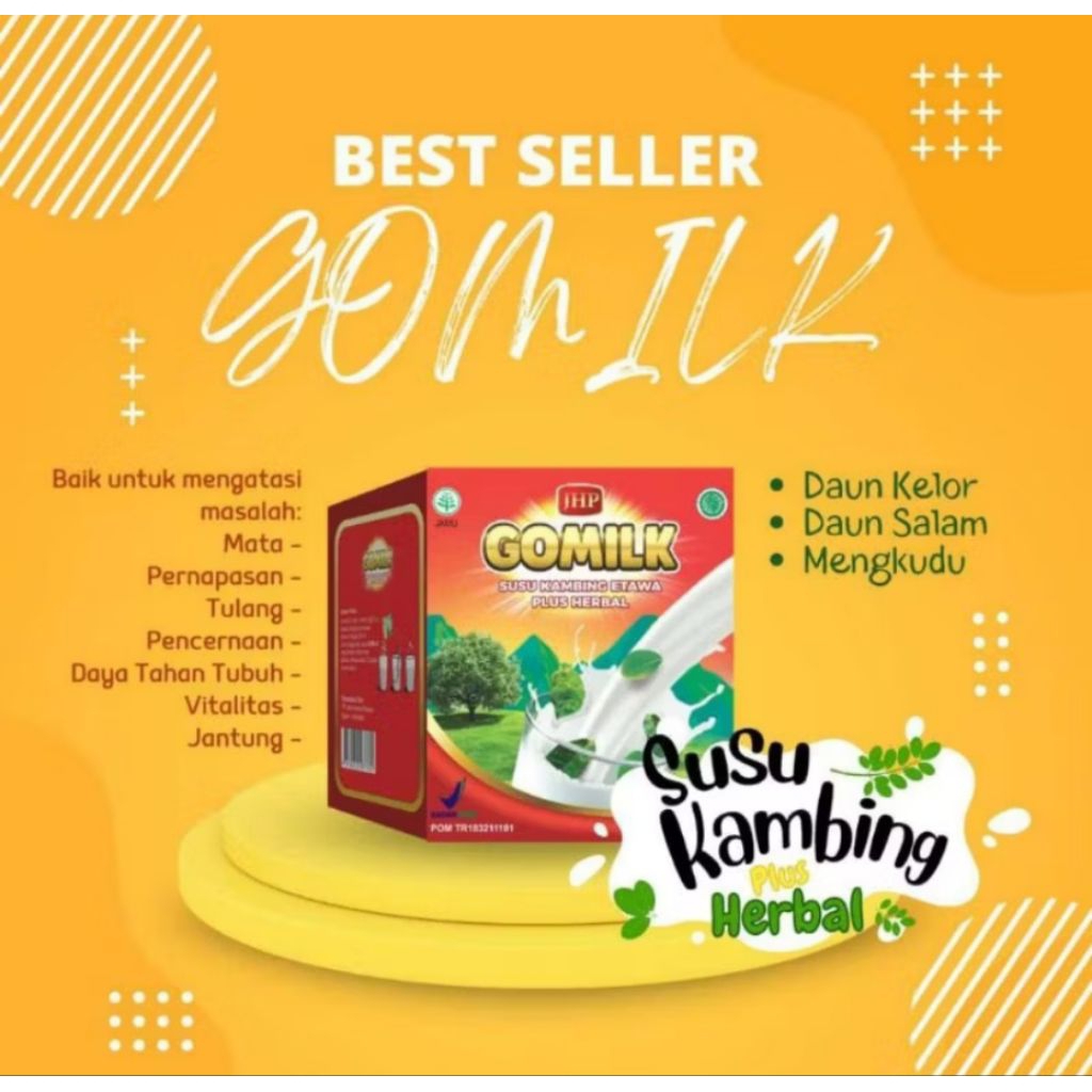 

GOMILK SACHET Isi 40 Per BOX (1 Kg) Susu Etawa Yang Bagus Untuk Menjaga Kesehatan