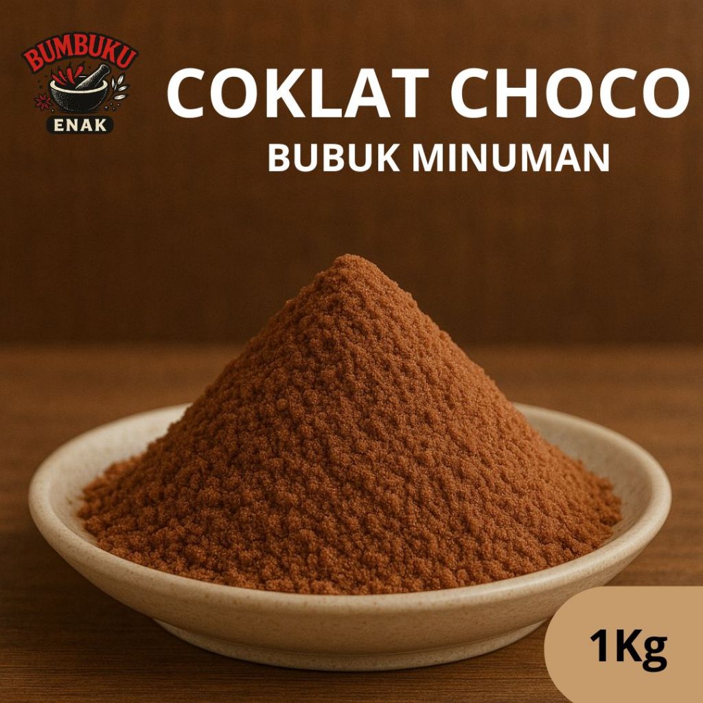 

Bumbu Tabur Coklat Choco 1KG Bubuk Minuman Manis Lezat untuk Topping Roti, Donat, Es Krim, Minuman