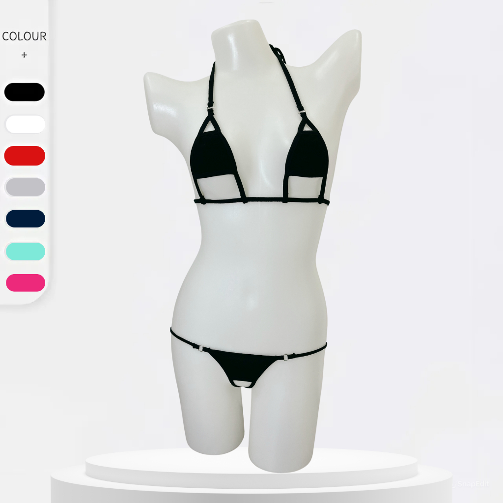 Set Bra Dan G String Model Berrongga Imut / Setelan Pakaian Dalam Wanita Kekinian 059