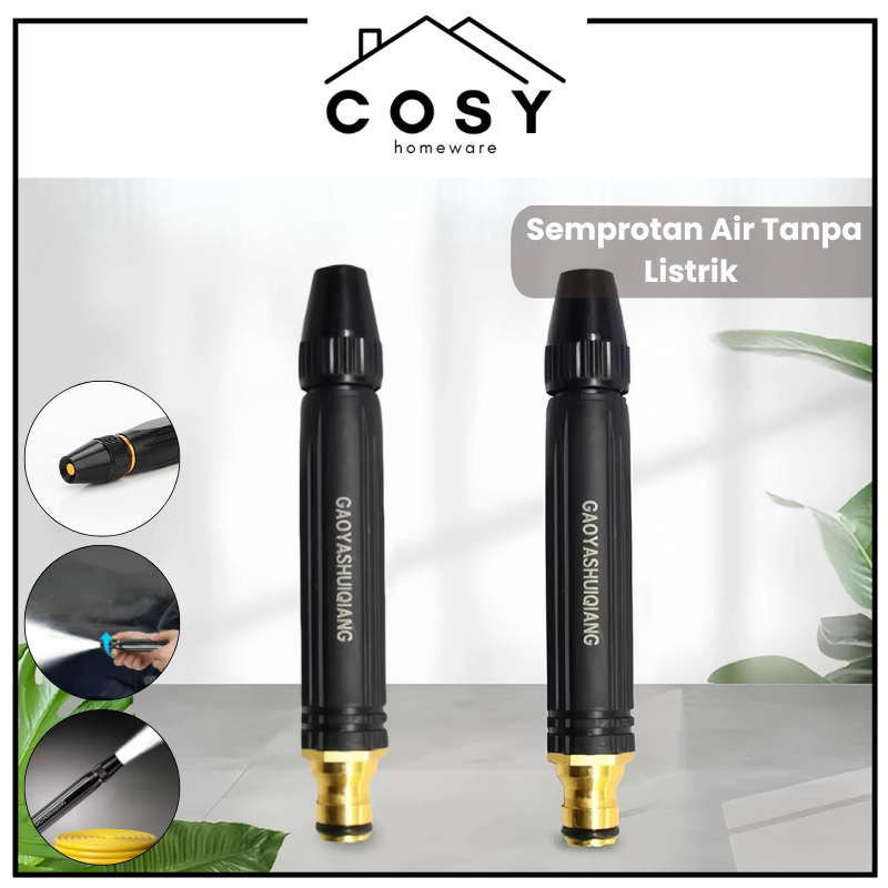 COSY Semprotan Air Tanpa Listrik Alat Semprot Air Kuningan Cuci Motor Mobil