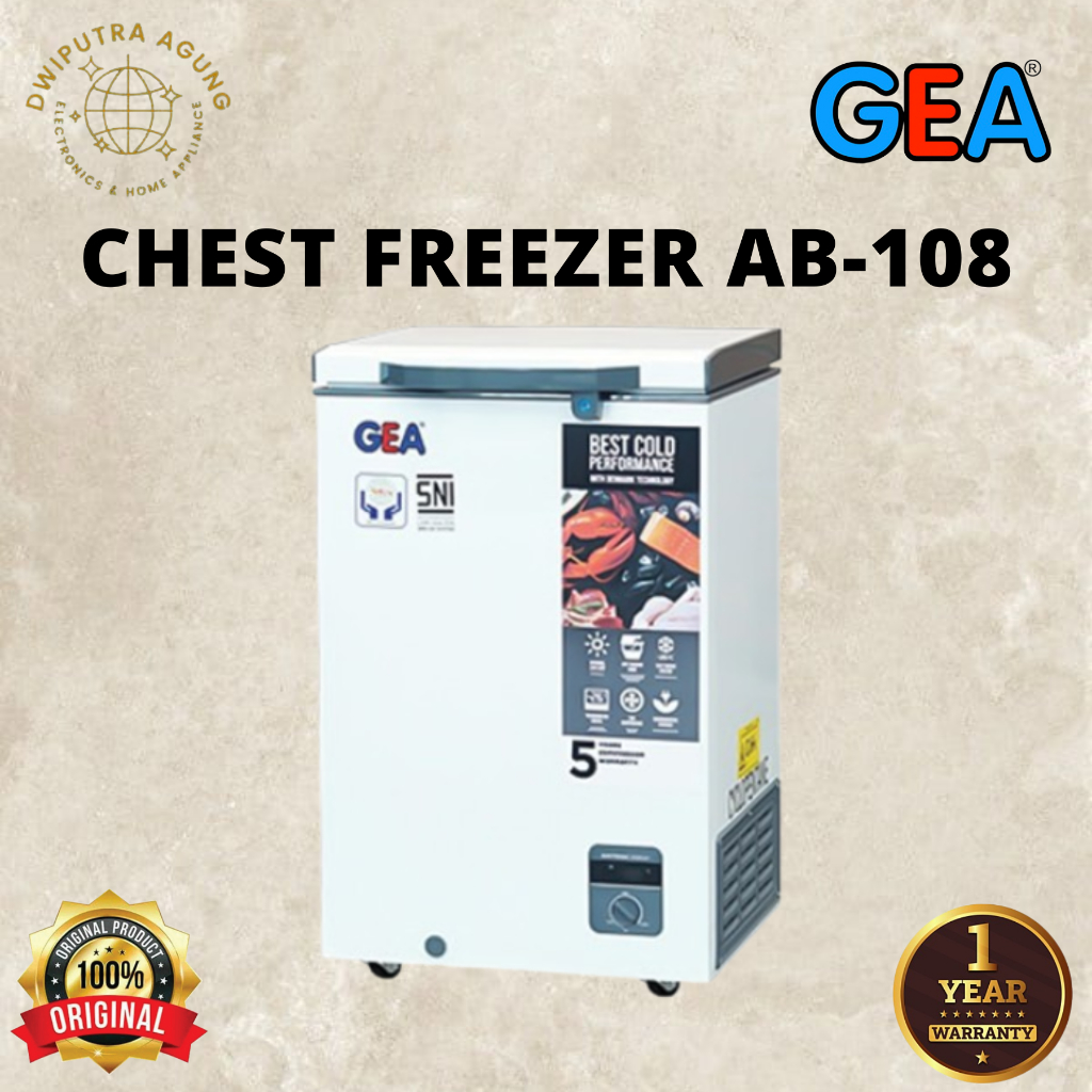 CHEST FREEZER GEA AB 108 R / AB-108-R FREEZER BOX GEA AB-108