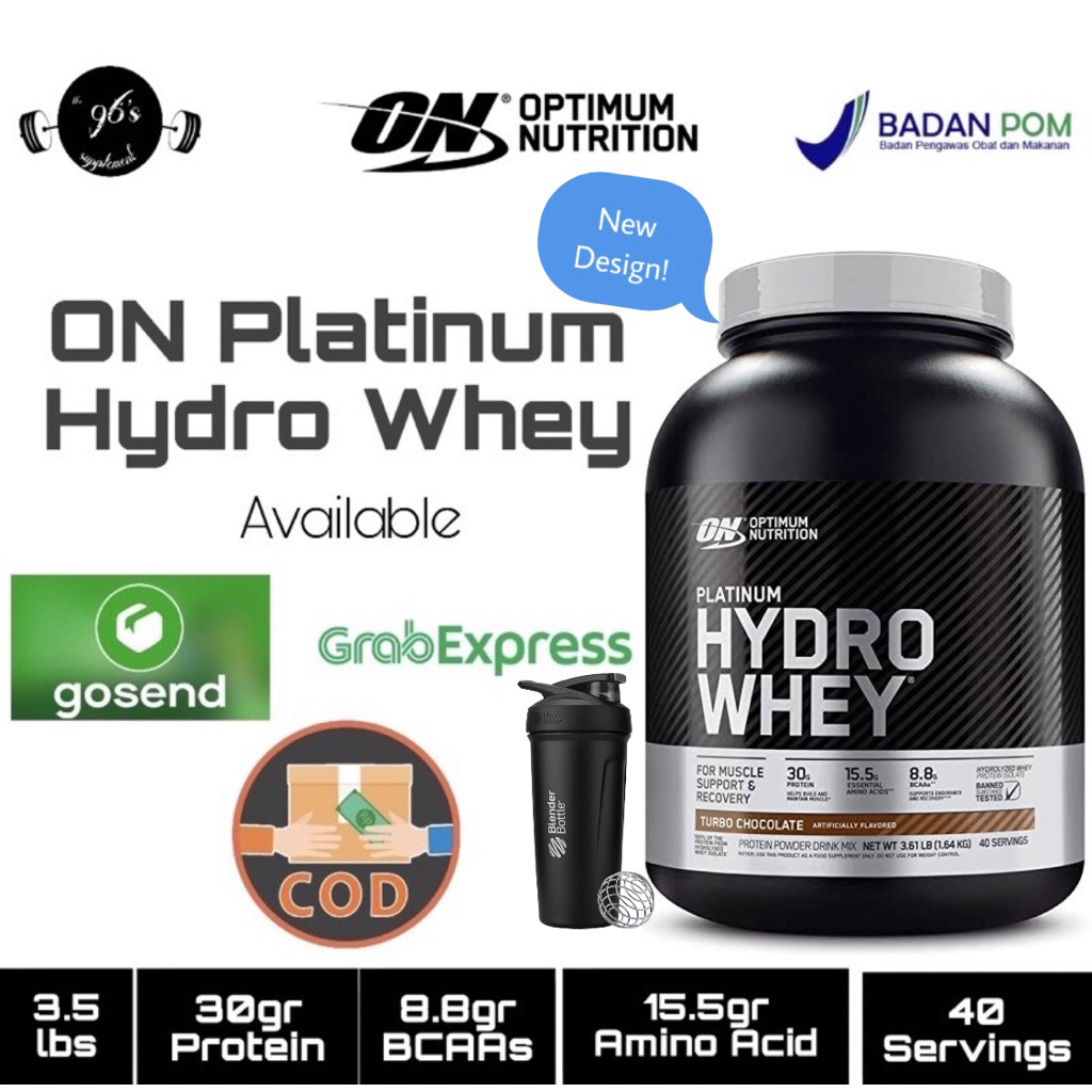 ON Platinum Hydrowhey 3.61lbs BPOM / ON Platinum Hydro Whey