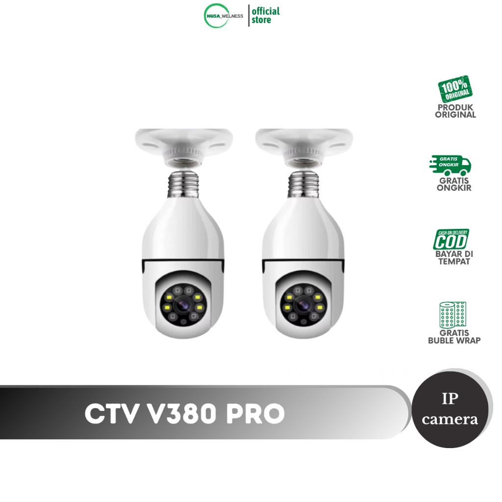 IP CCTV V380 PRO | CCTV LAMPU BOHLAM | CCTV SIMPLE BISA PANTAU HP