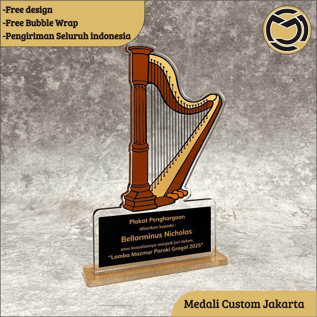 Plakat Akrilik, Plakat Custom, Plakat Cepat, Plakat Murah, Plakat Award, Plakat Mewah, Plakat Kilat