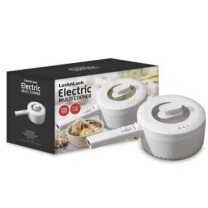 Lock & Lock Electric Multi Cooker 2 Liter Ceramic Liner anti lengket locknlock lock n lock