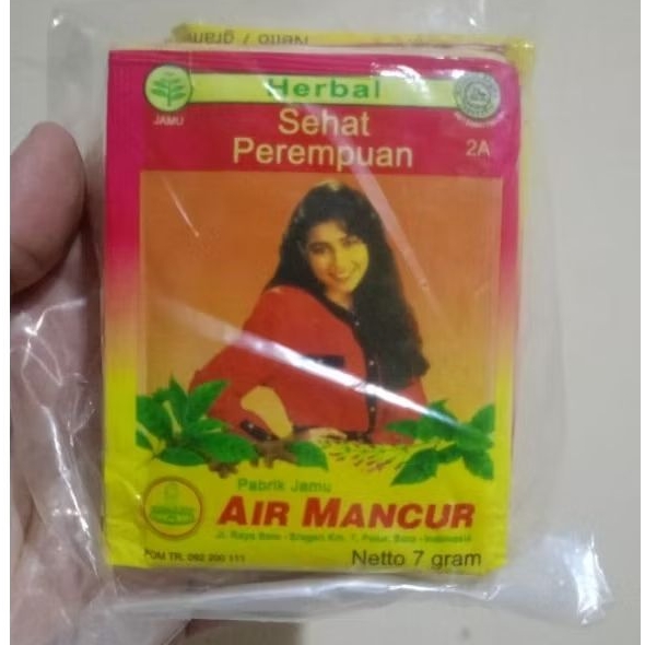 

(NEW) Jamu Air Mancur Herbal Sehat Perempuan isi 10