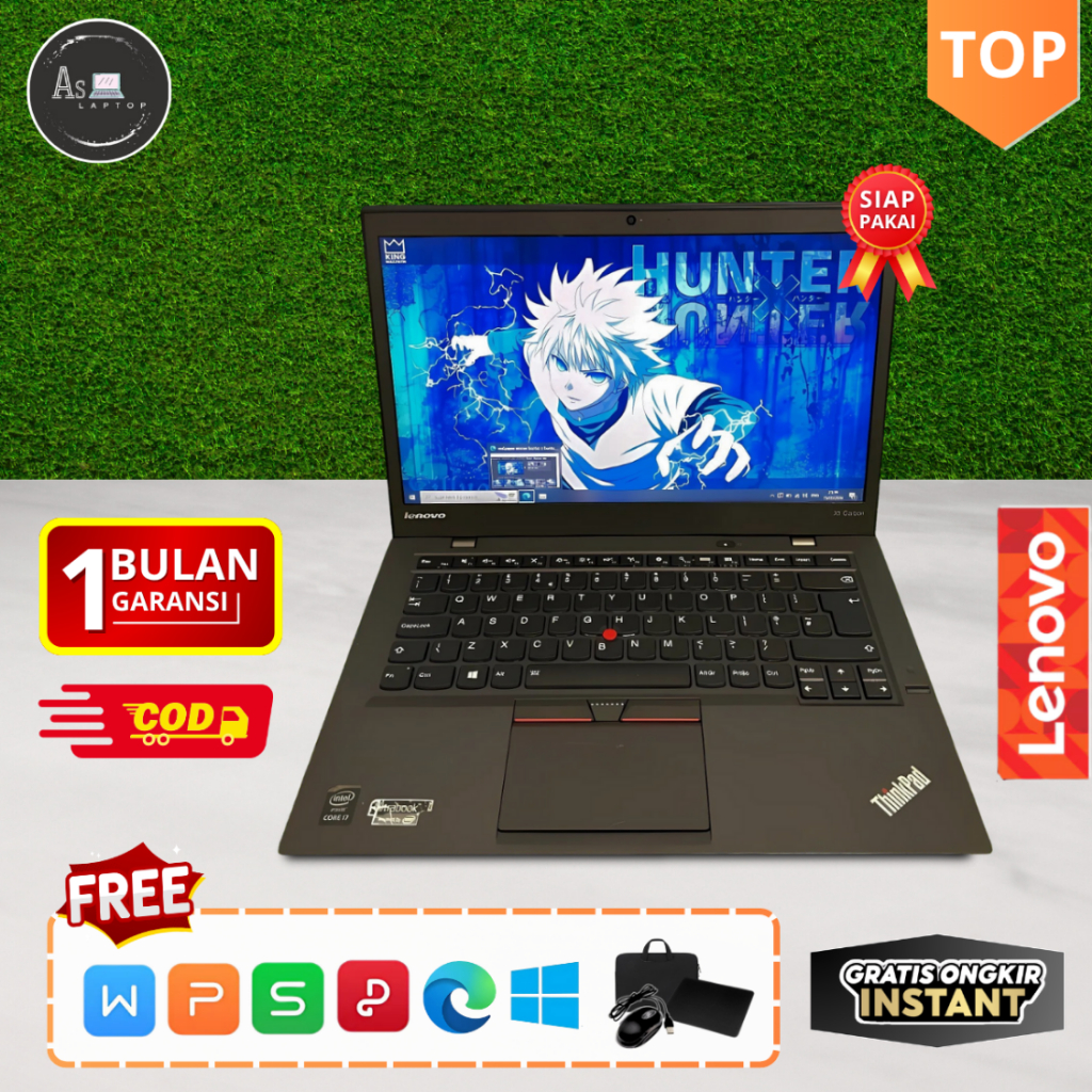 Laptop Lenovo Thinkpad X1 Carbon 3rd Core i5 i7 Gen 5 Layar 14 inch | Second Mulus Berkualitas dan B