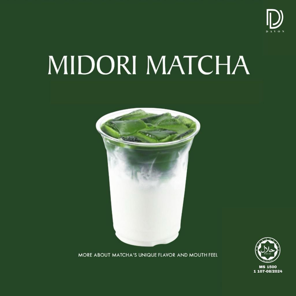 

Davon - Matcha Midori 100% Japanese Matcha Powder 100g or 500g