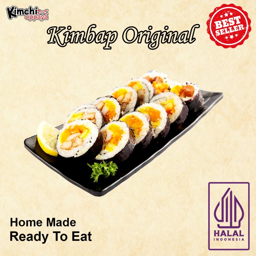 

Kimbab Original Kimbab Sushi Korea 10 Potong Authentic Korean