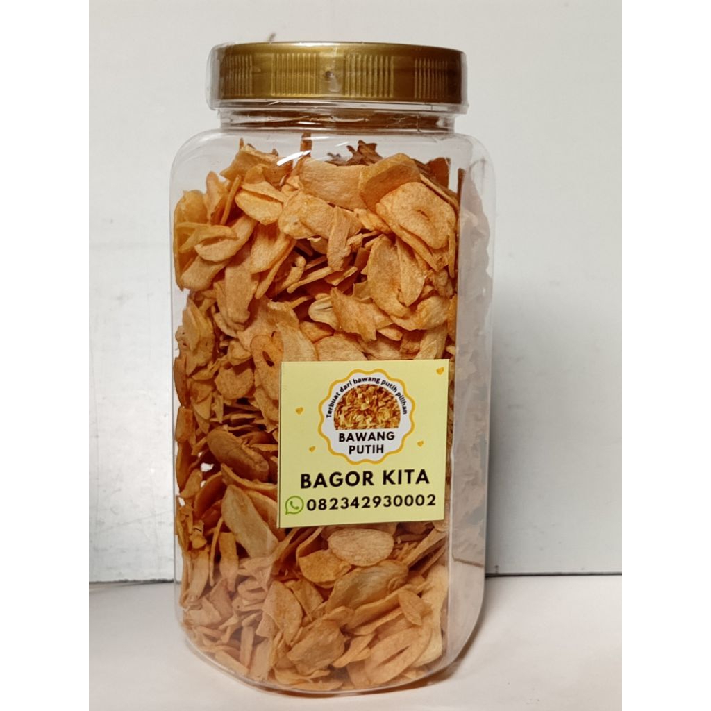 

bawang putih goreng kemasan toples 135-140gr