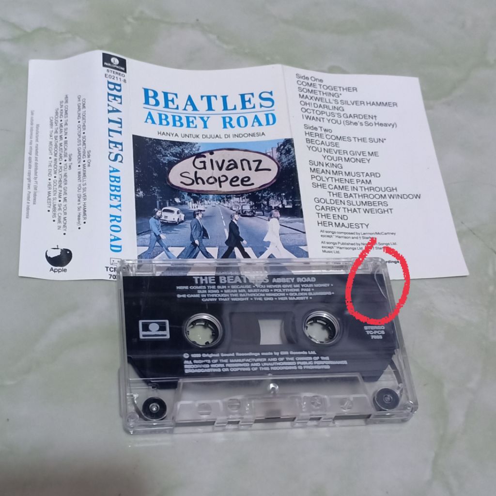 kaset pita THE BEATLES - Abbey Road