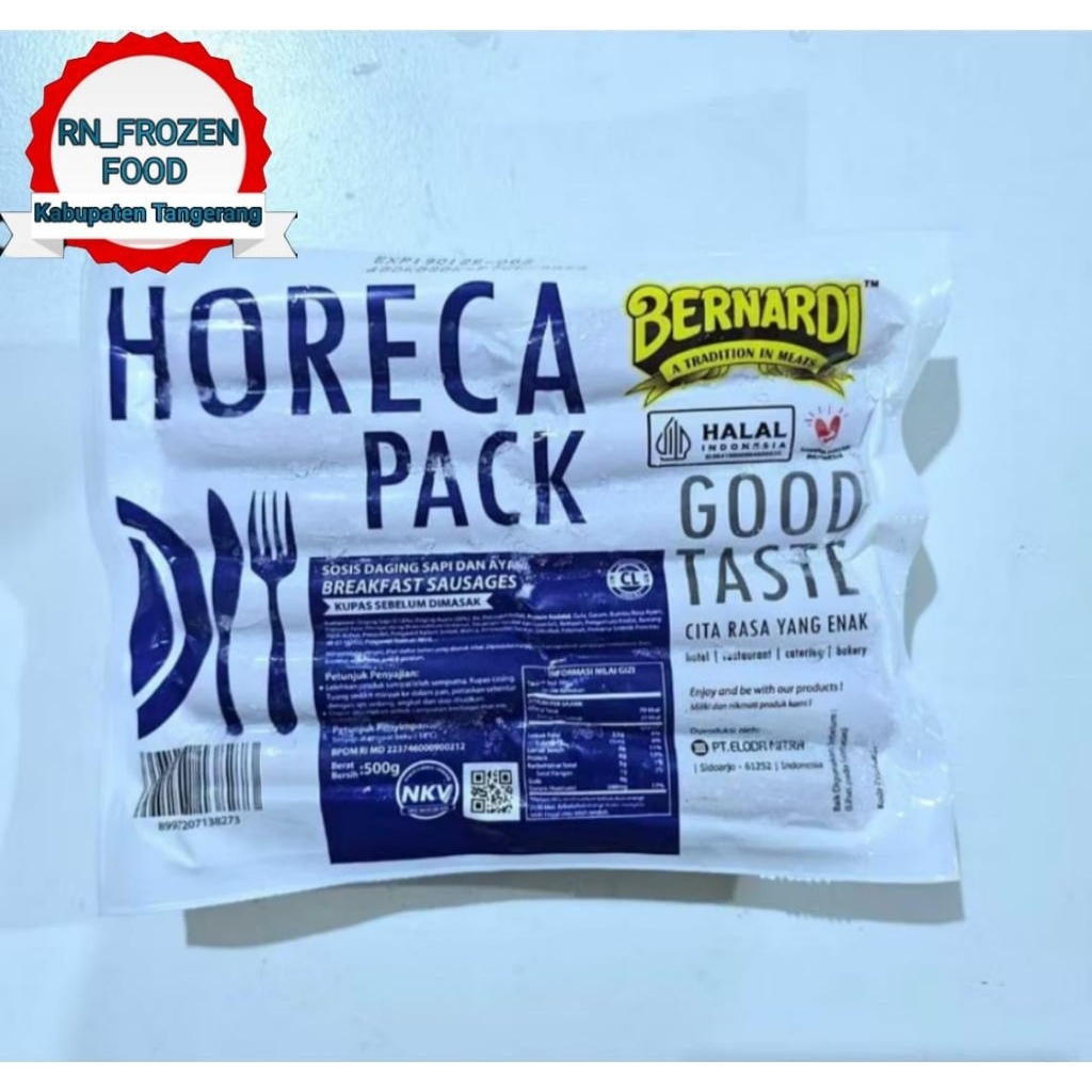 

BERNARDI HORECA PACK BIRU CL KEMASAN 500 GRAM