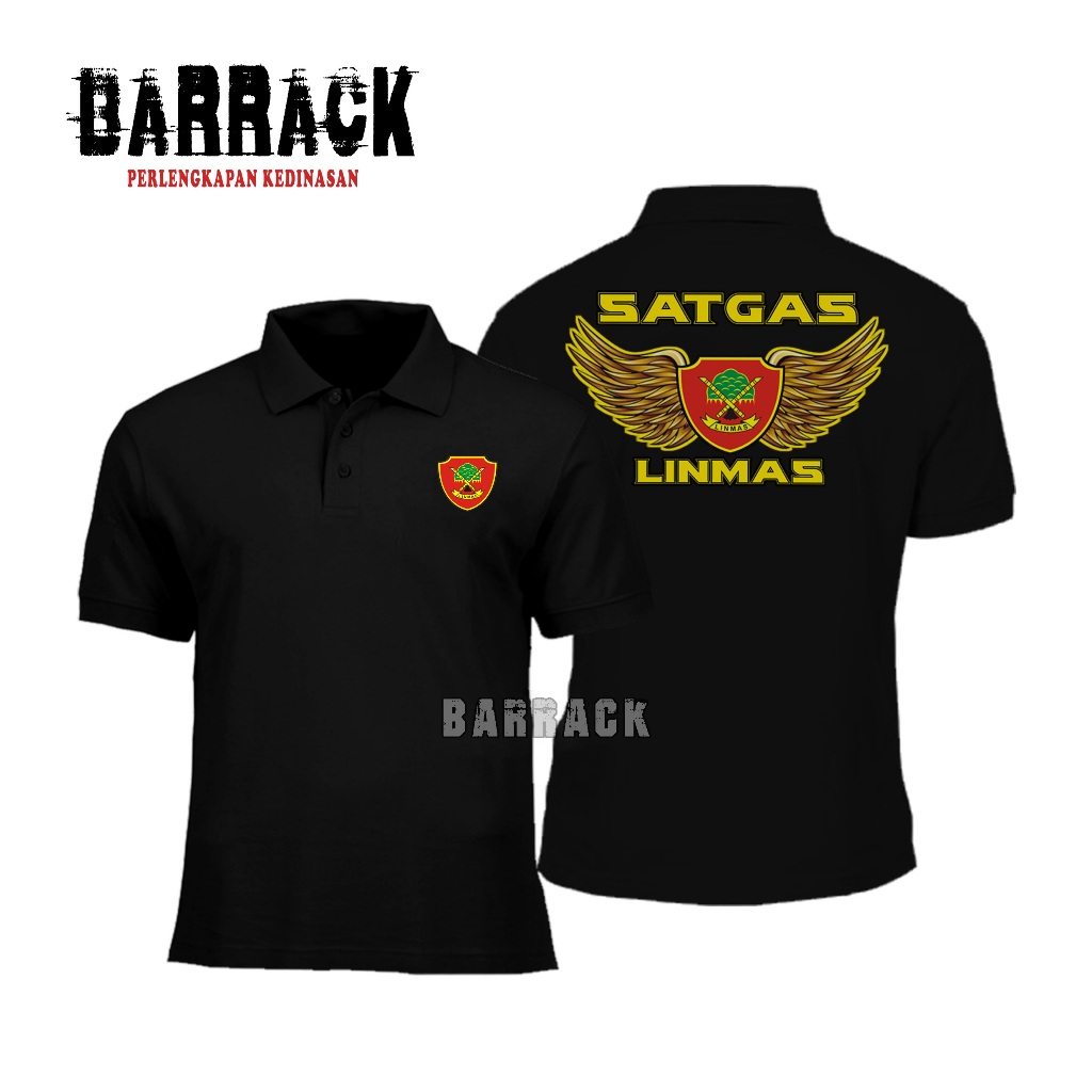 KAOS POLO WANGKI LINMAS / SATGAS LINMAS / TANGAN PENDEK / TANGAN PANJANG