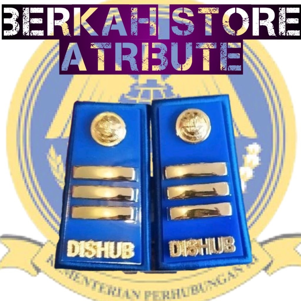 (COD) PANGKAT PDH DISHUB GOLONGAN 3C LIST BIRU BALOK POLOS - EXCLUSIVE