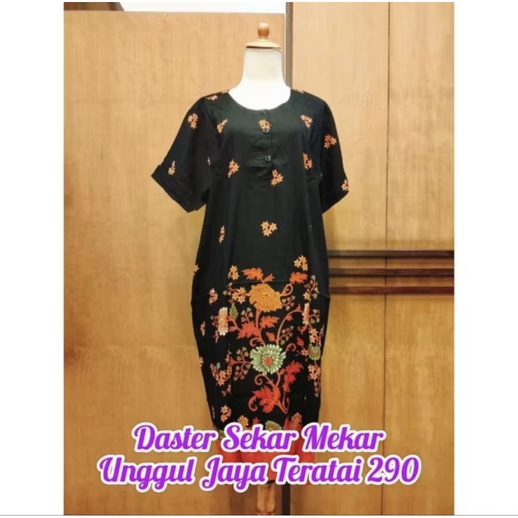 Daster Sekar Mekar Unggul Jaya Teratai 290 M L XL XXL