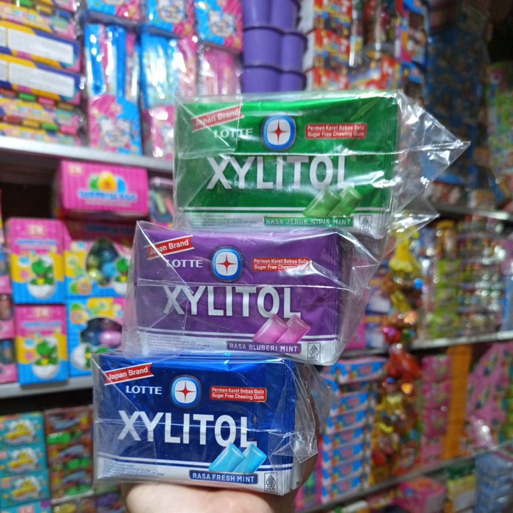 

XYLITOL PERMEN KARET BEBAS GULA HARGA 10 PCS