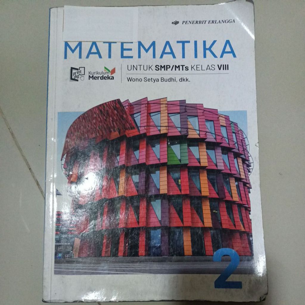 Buku Matematika SMP/MTs kelas 2 Erlangga
