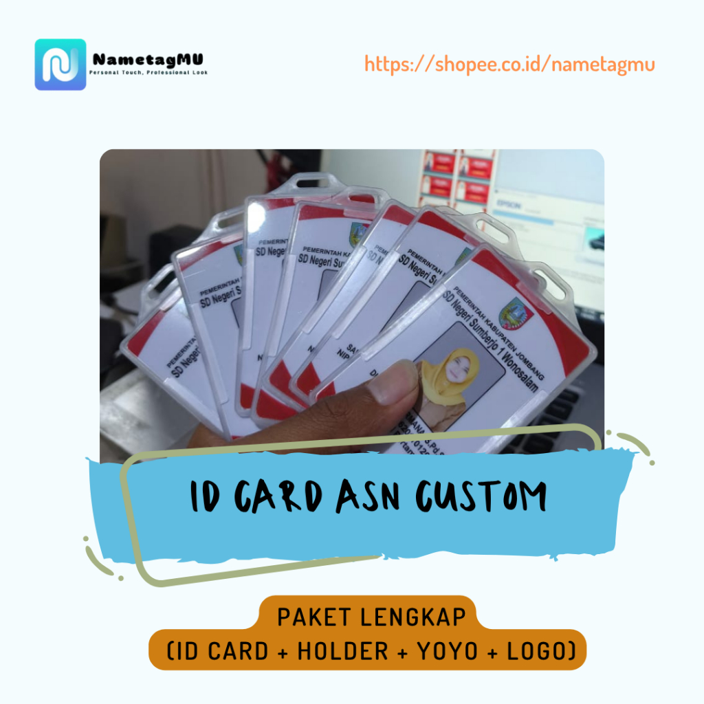 

ID Card ASN Custom | Cetak Kartu Nama PNS / PPPK Kualitas Terbaik