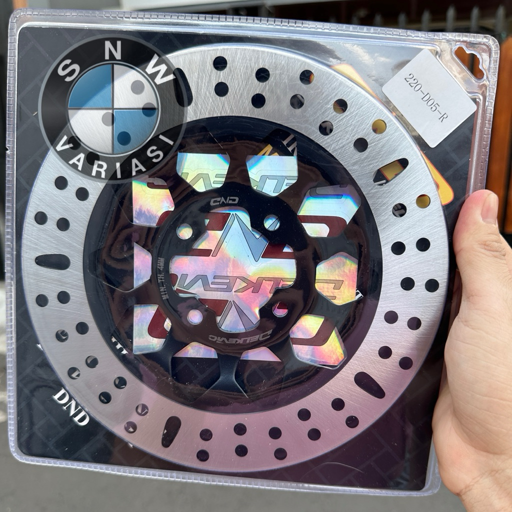 PIRINGAN CAKRAM BELAKANG REAR DELKEVIC SATRIA 2 TAK GSX SATRIA FU 190 MM 220MM