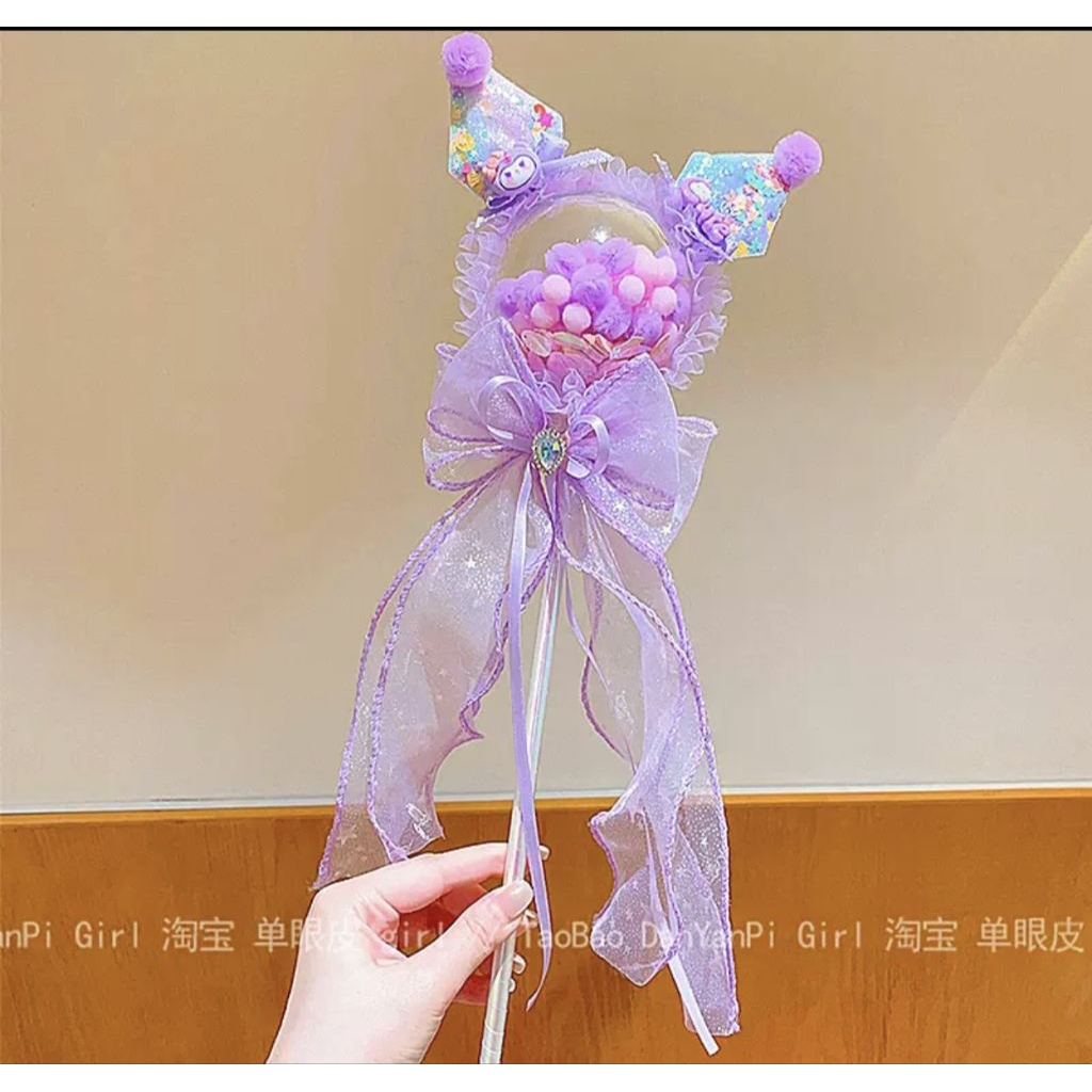 Tongkat Peri Nyala Lampu Led Warna | Tongkat Balon Nyala Lampu Warna