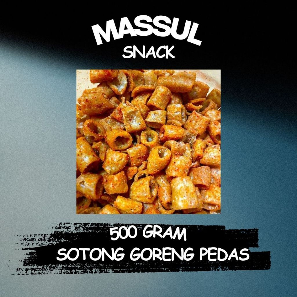 

[500 gram] Cemilan Pedes Sotong Goreng Kering Crispy