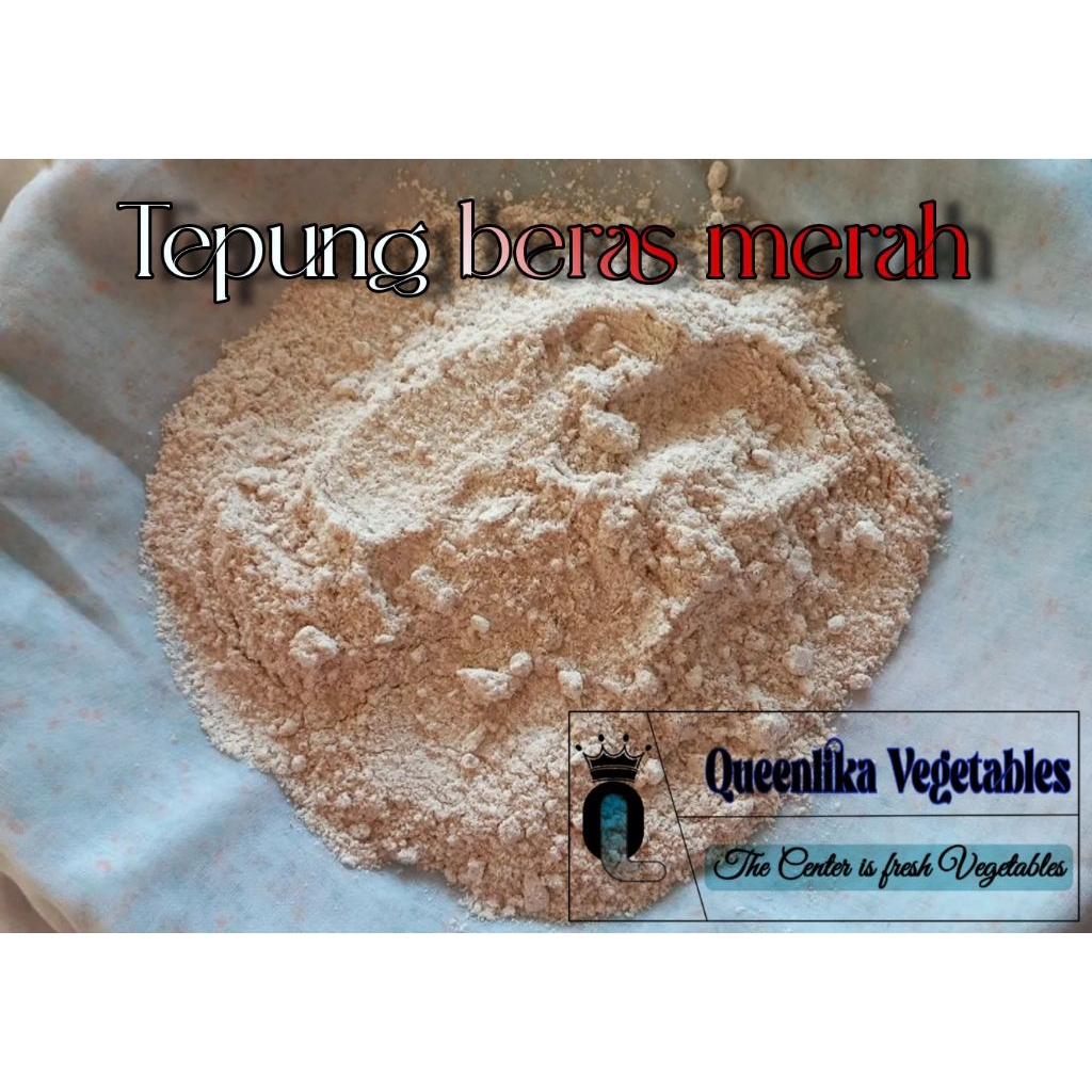 

tepung beras merah 1 kg murah homemade halus alami tanpa campuran