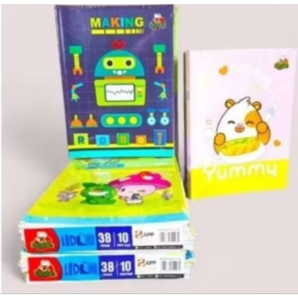 

buku tulis murah 38lembar dodo /58 lembar dodo uk quarto 1pak(10pcs)