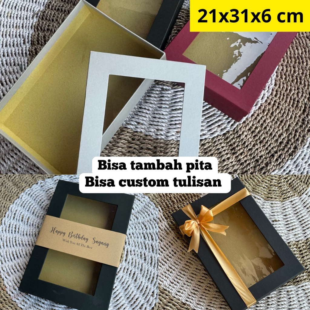 

[21x31x6 cm] Box Kado Mika (giftbox/kotak kado)