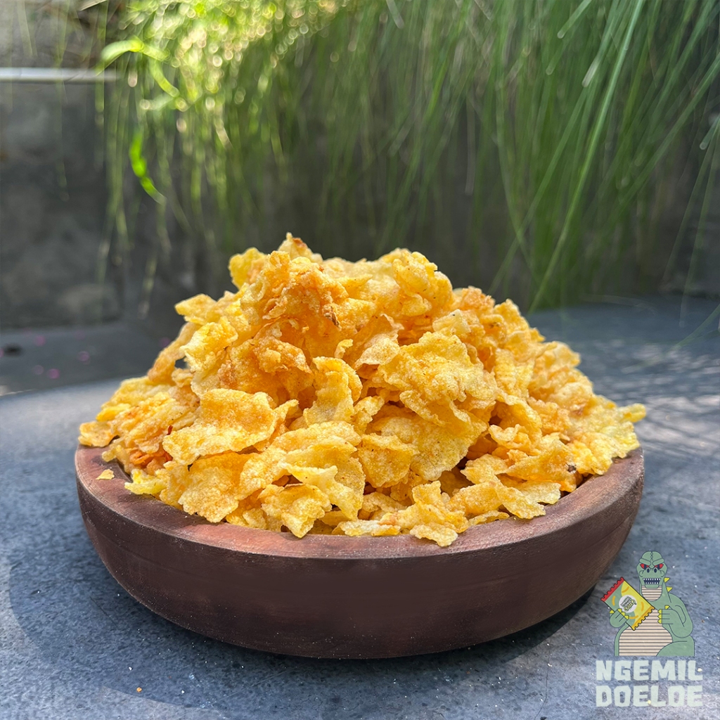 

Jagung Geprek Kriuk / Emping Jagung / Keripik Emping Jagung Ngedoel