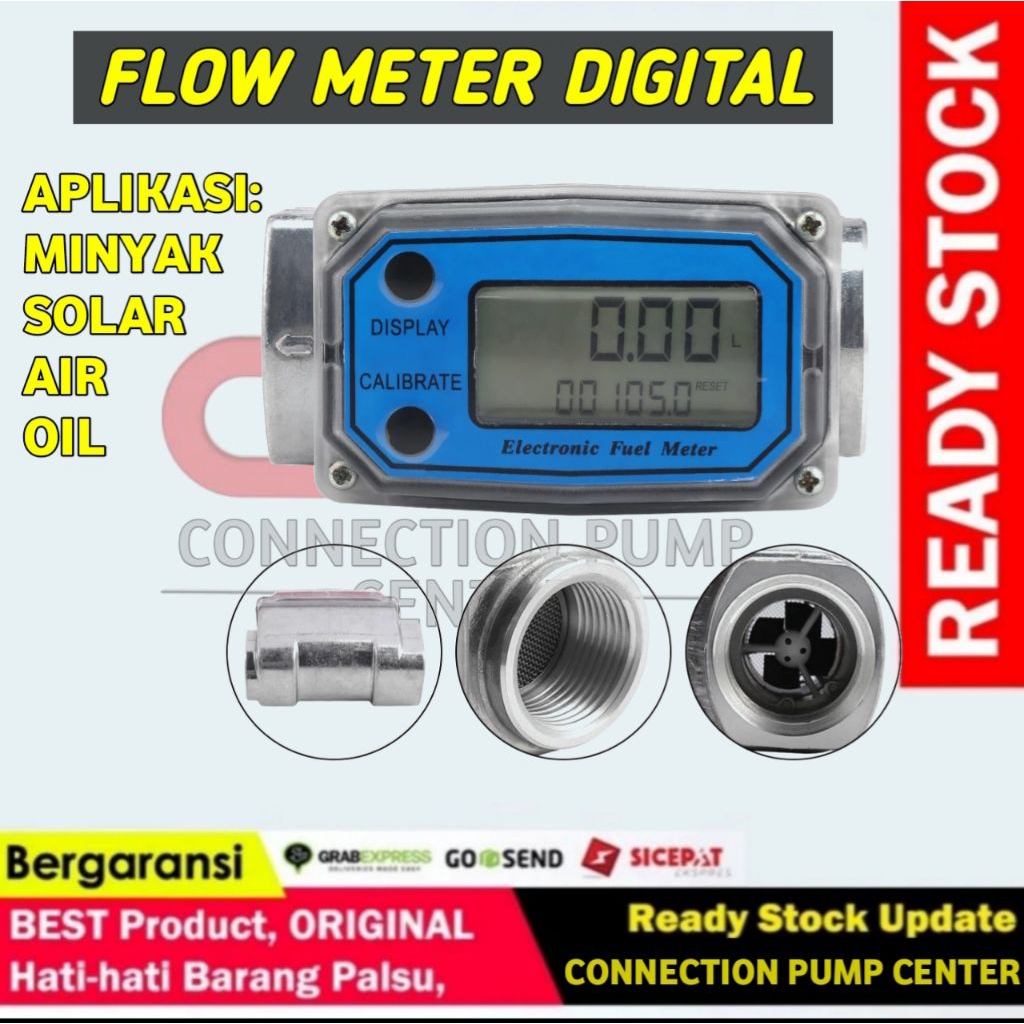Flow meter Solar 1 inch Digital Flow meter Turbine 1 inch
