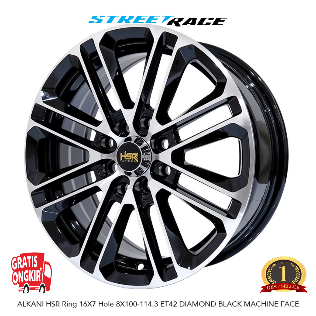 VELG RACING RING 16 COCOK BUAT MOBIL MOBILIO.XENIA.LIVINA.AGYA,DLL