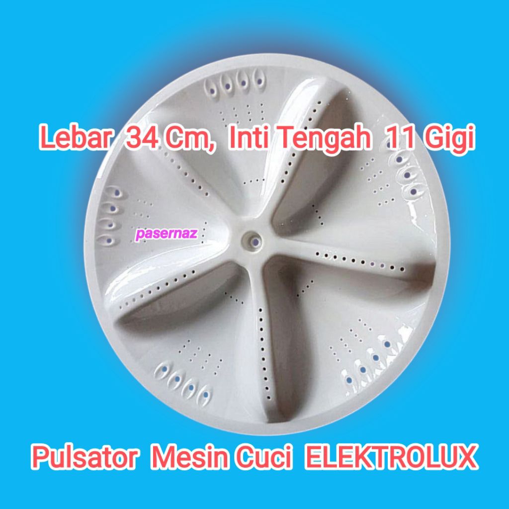 Inti 11 Gigi, Lebar 34 Cm | ELEKTROLUX | Pulsator Mesin Cuci ELEKTROLUX | Pulsator Mesin Cuci Manual