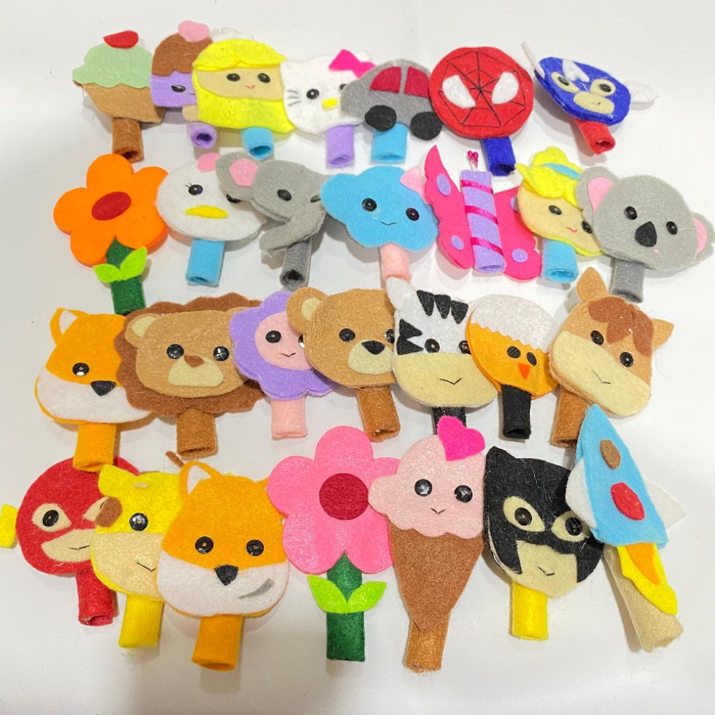 

prakarya pensil hias flanel bisa copot pasang