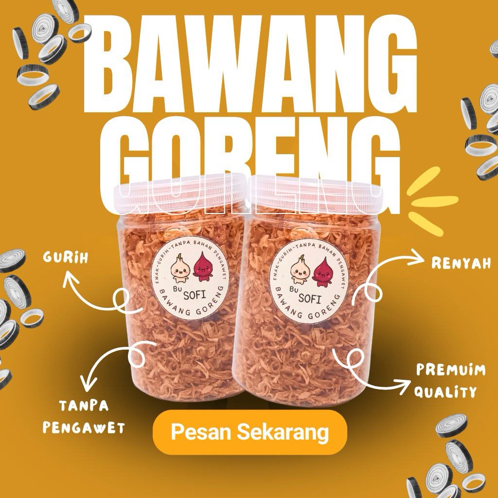 

[Bagor Bu Sofi]- Bawang || Bawang Goreng || Bawang Goreng Original Homemade