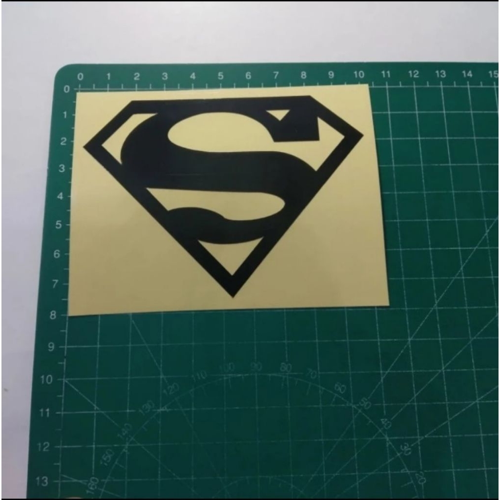 

stiker cutting superman