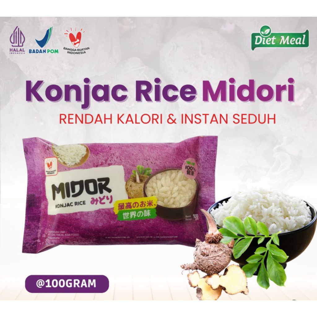 

Beras Porang Shirataki MIDORI 100 gram