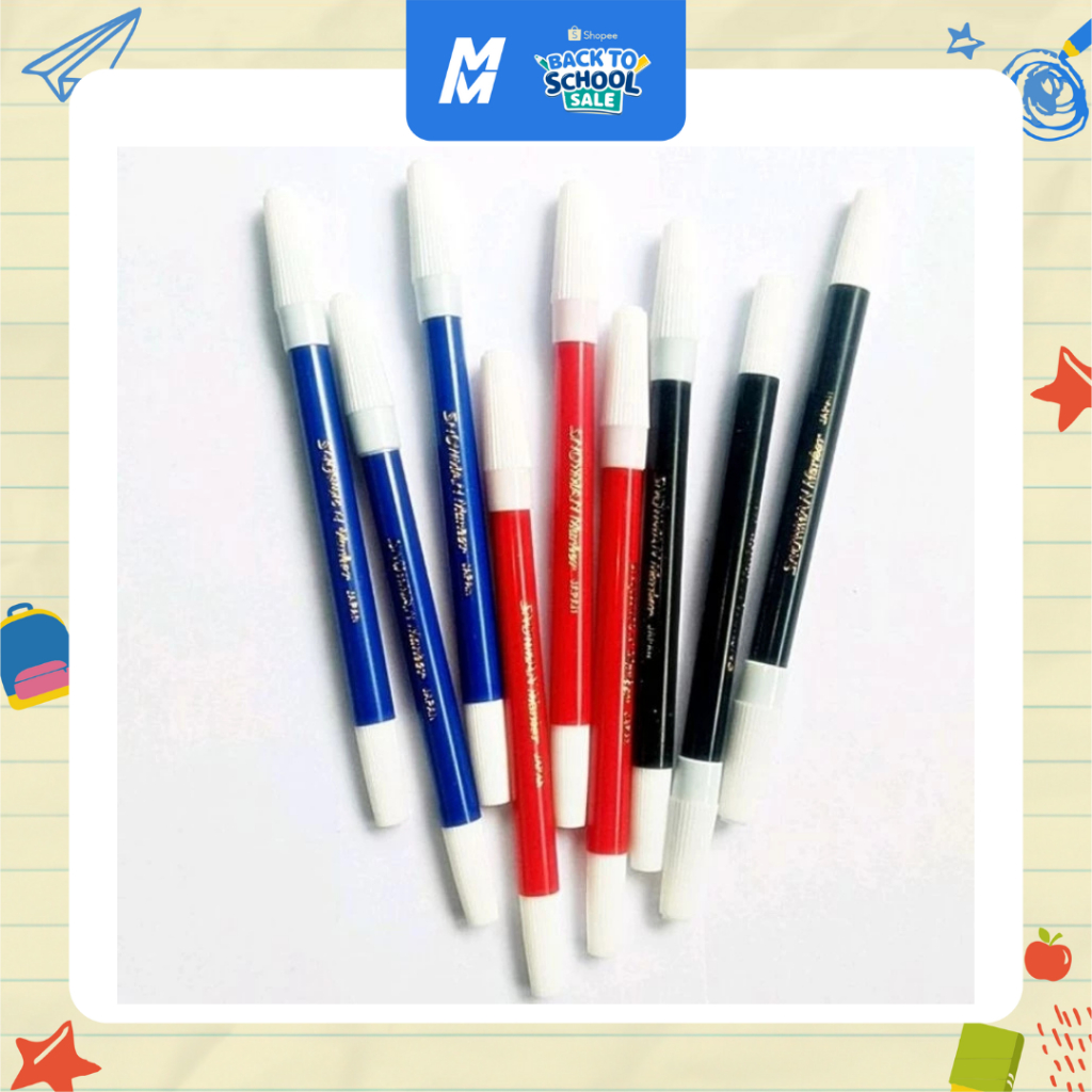 

Spidol Snowman Kecil PW-1A Hitam Merah Biru Satuan 1 pcs