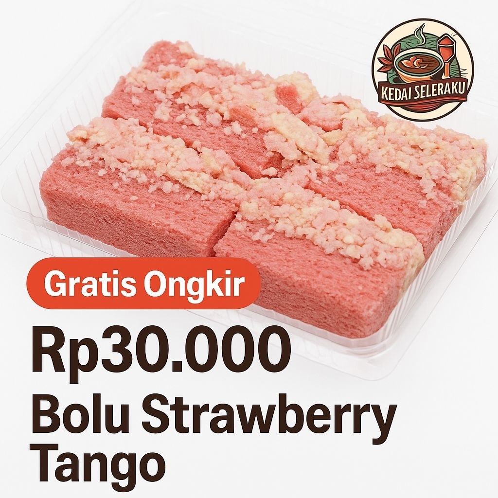 

kue bolu strawberry tango