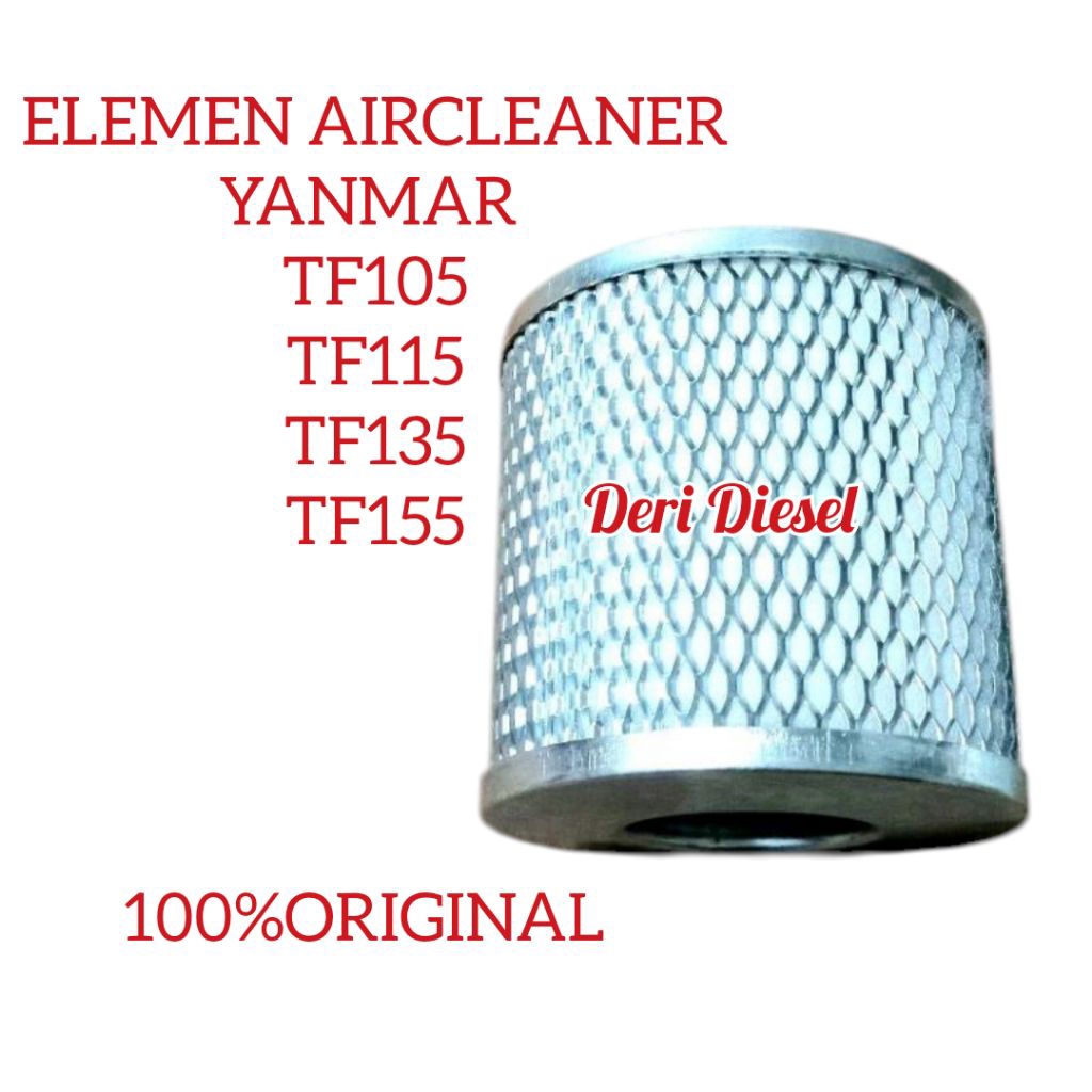 TF105 TF155 Isi Saringan Udara YANMAR TF115 TF135 TF 105 115 135 155 Element Elmen Filter Air Cleane