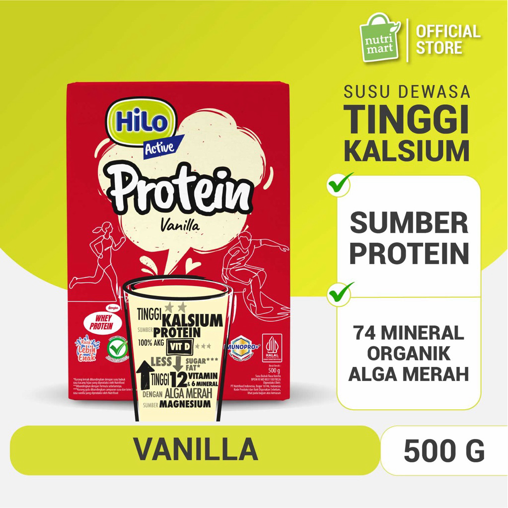 

Hilo active Vanila 500gram