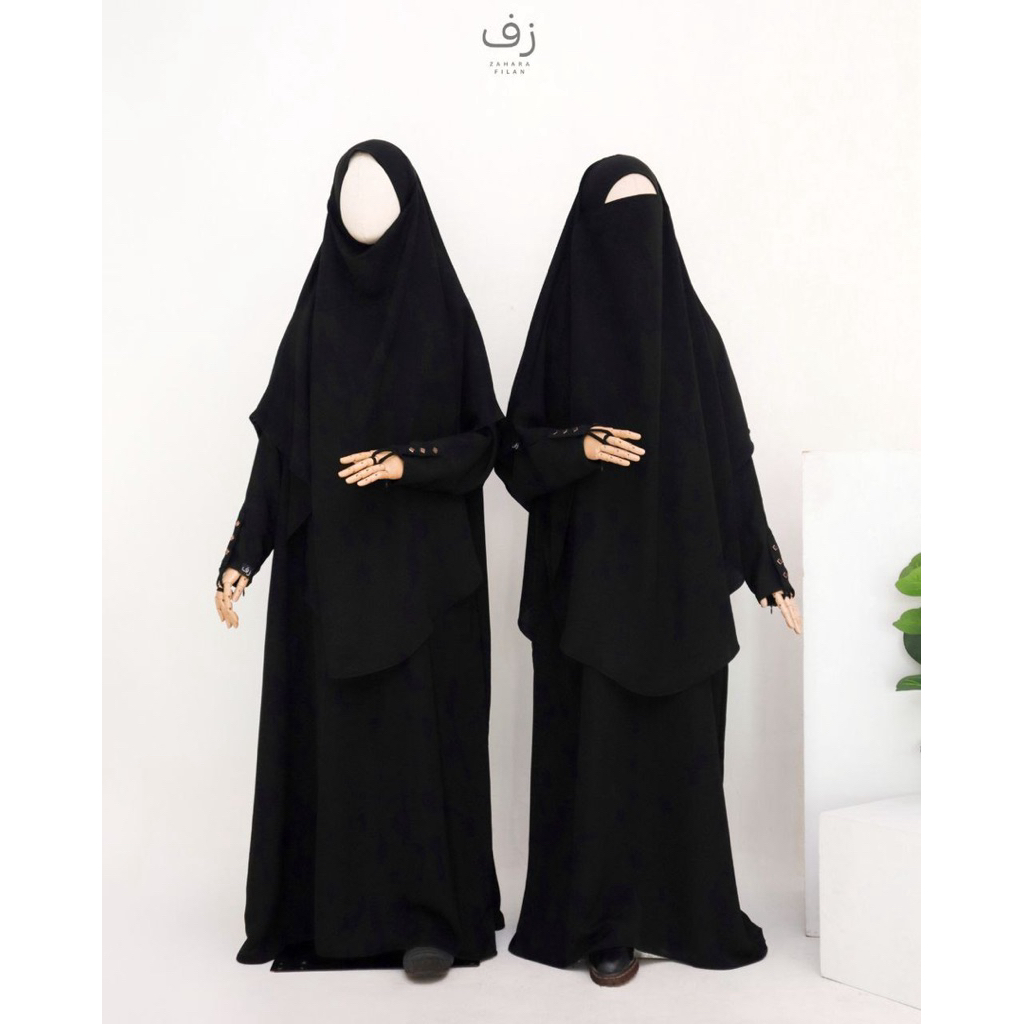Set Abaya Black Elma anti UV