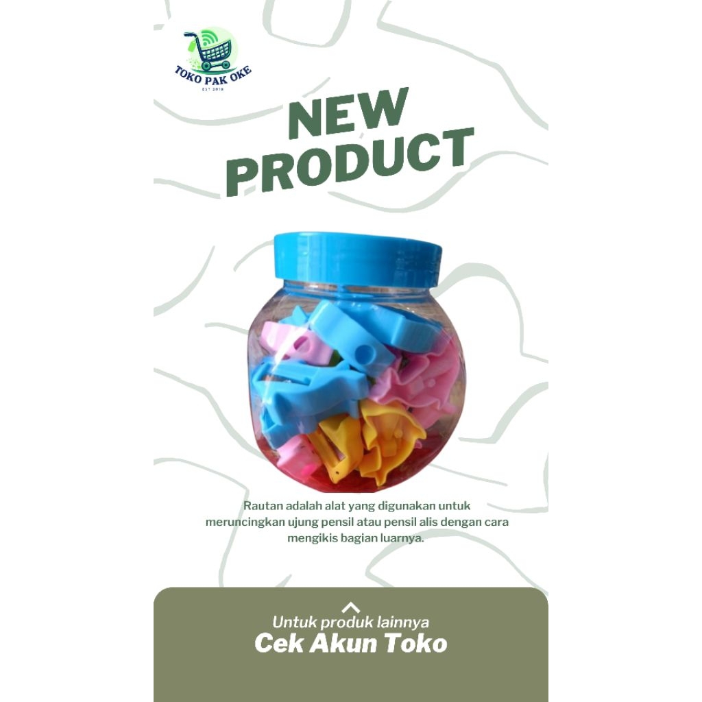 

Jual Orotan/rautan Pensil dengan berbagai macam bentuk dijual per 1pcs