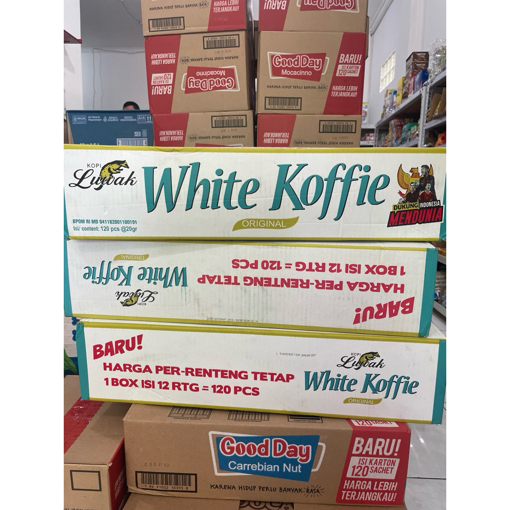 

kopi luwak white koffie 20gr karton